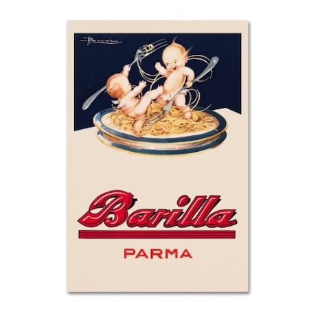 Vintage Apple Collection 'Barilla-Parma' Canvas Art,30x47
